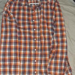 GAP Long Sleeve Button Down Plaid Shirt XXL